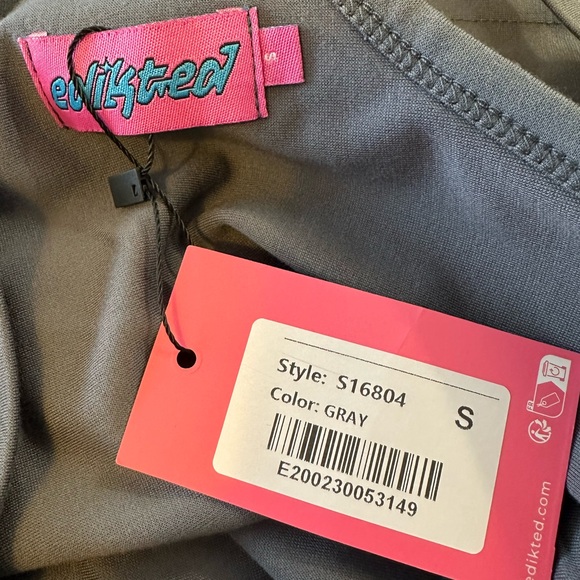 Gray Racerback Tank Top - Picture 3 of 3